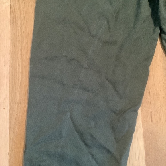 Soft surroundings elastic cinched waist cuffed ankle pants army green women’s M - Picture 12 of 16